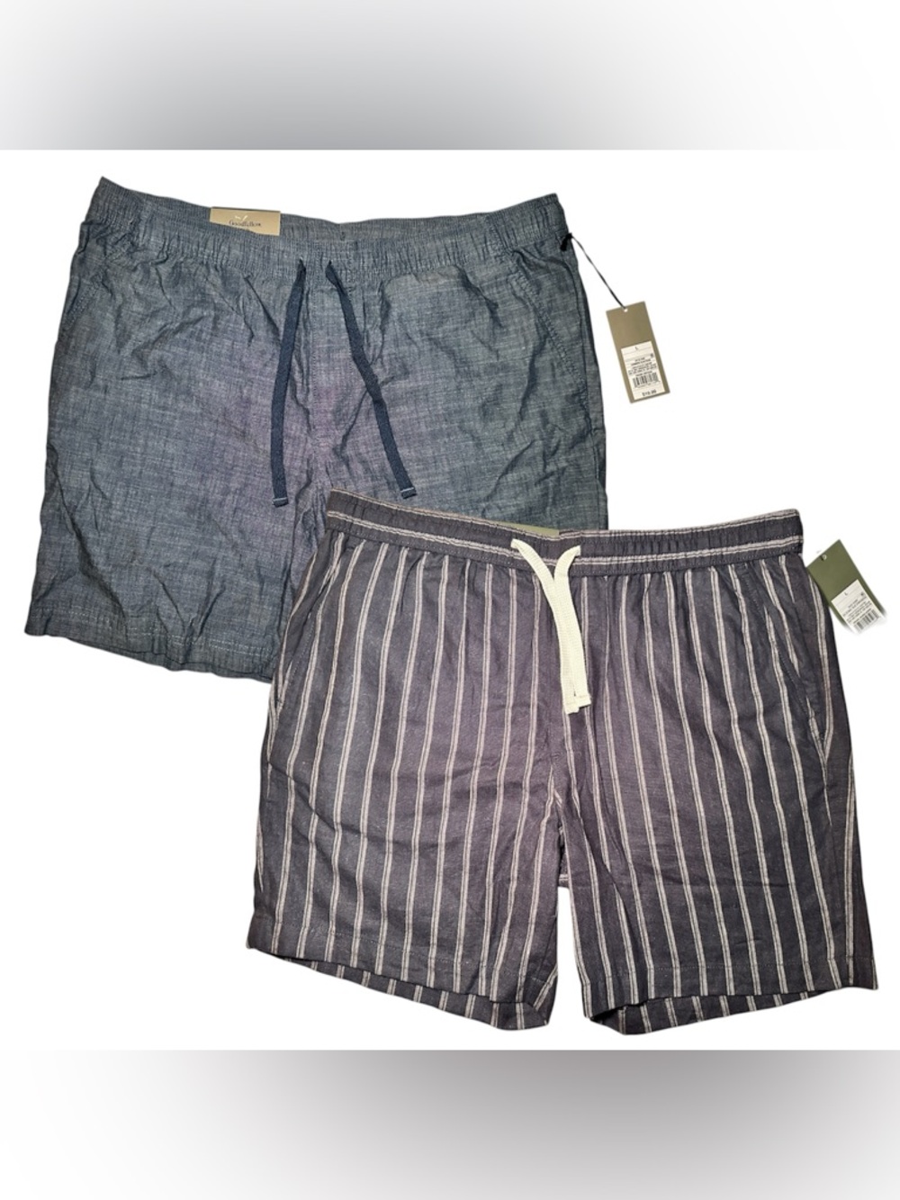 Lot of 2 Goodfellow Men’s Drawstring Shorts